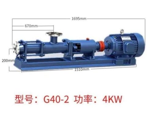 G40-2 van de roestvrij staalschroef Enige 5.5kw de Scheepsbouwindustrie van het de Pompvoedsel